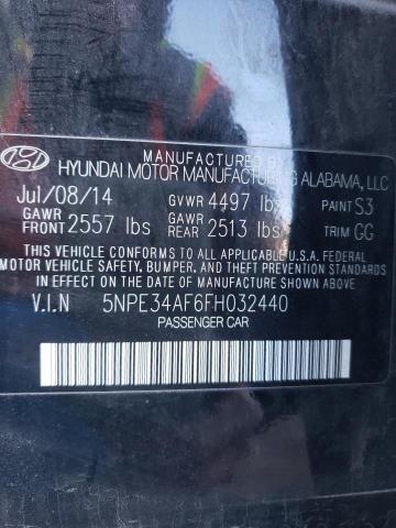 Photo 11 VIN: 5NPE34AF6FH032440 - HYUNDAI SONATA 