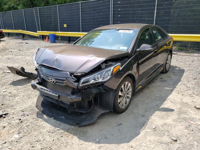 Photo 1 VIN: 5NPE34AF6FH045463 - HYUNDAI SONATA SPO 