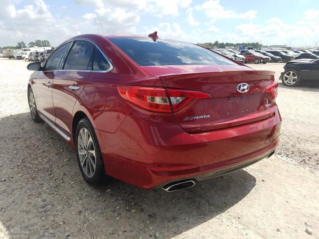 Photo 2 VIN: 5NPE34AF6FH045706 - HYUNDAI SONATA SPO 