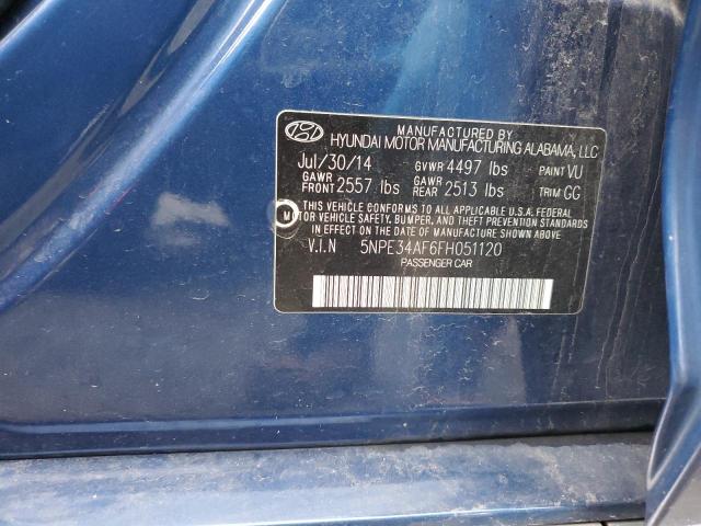 Photo 11 VIN: 5NPE34AF6FH051120 - HYUNDAI SONATA 