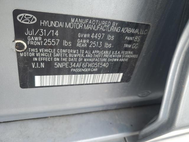 Photo 11 VIN: 5NPE34AF6FH051540 - HYUNDAI SONATA SPO 