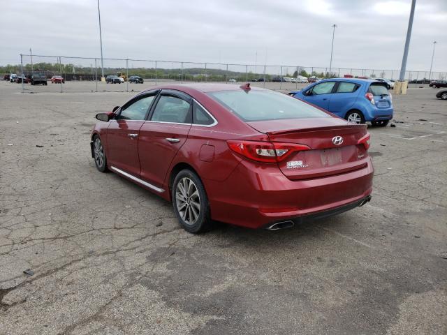 Photo 2 VIN: 5NPE34AF6FH052753 - HYUNDAI SONATA SPO 