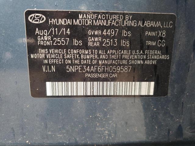 Photo 11 VIN: 5NPE34AF6FH059587 - HYUNDAI SONATA SPO 