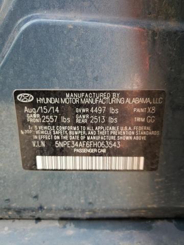 Photo 11 VIN: 5NPE34AF6FH063543 - HYUNDAI SONATA SPO 