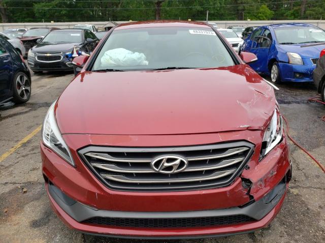 Photo 4 VIN: 5NPE34AF6FH072646 - HYUNDAI SONATA SPO 