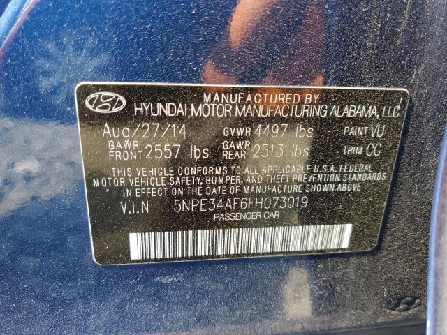 Photo 11 VIN: 5NPE34AF6FH073019 - HYUNDAI SONATA SPO 