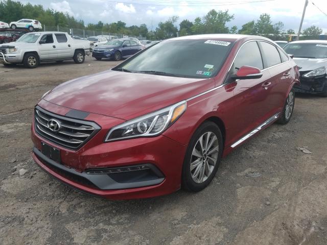 Photo 1 VIN: 5NPE34AF6FH073747 - HYUNDAI SONATA SPO 