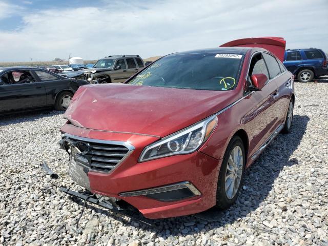 Photo 1 VIN: 5NPE34AF6FH074977 - HYUNDAI SONATA SPO 