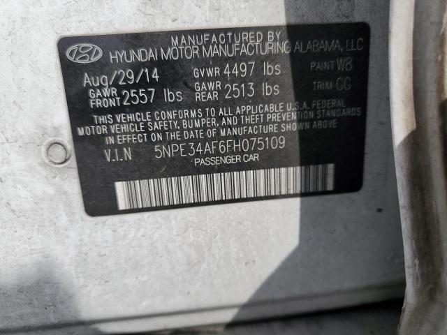 Photo 11 VIN: 5NPE34AF6FH075109 - HYUNDAI SONATA SPO 