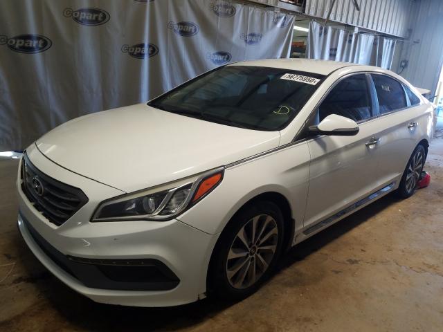 Photo 1 VIN: 5NPE34AF6FH080505 - HYUNDAI SONATA SPO 