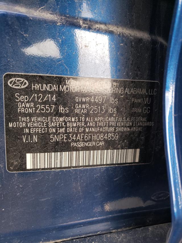 Photo 9 VIN: 5NPE34AF6FH084859 - HYUNDAI SONATA SPO 