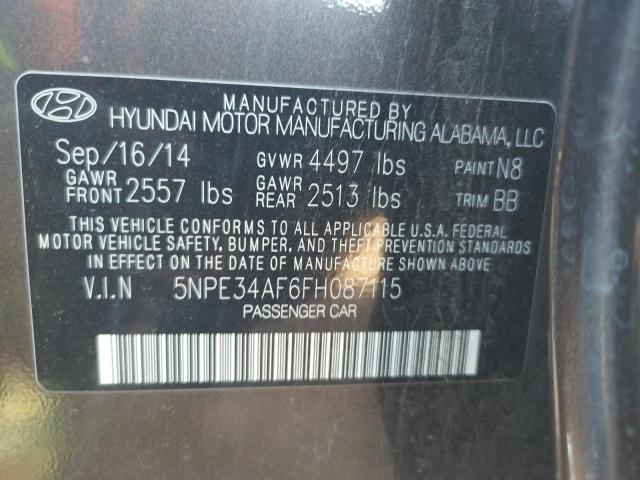 Photo 12 VIN: 5NPE34AF6FH087115 - HYUNDAI SONATA SPO 