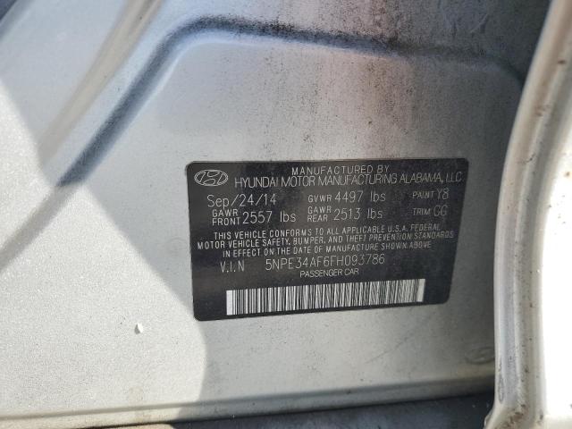 Photo 11 VIN: 5NPE34AF6FH093786 - HYUNDAI SONATA SPO 