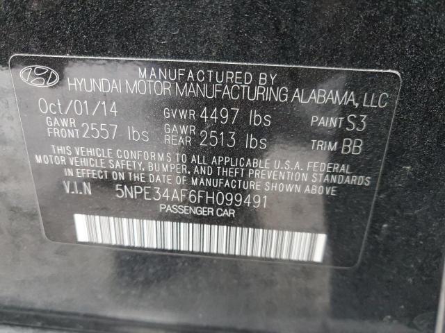 Photo 11 VIN: 5NPE34AF6FH099491 - HYUNDAI SONATA SPO 