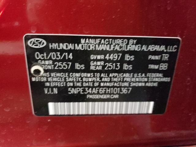 Photo 9 VIN: 5NPE34AF6FH101367 - HYUNDAI SONATA SPO 