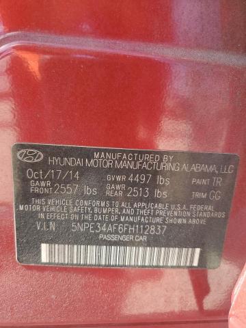 Photo 12 VIN: 5NPE34AF6FH112837 - HYUNDAI SONATA 