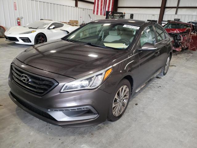 Photo 1 VIN: 5NPE34AF6FH127855 - HYUNDAI SONATA SPO 