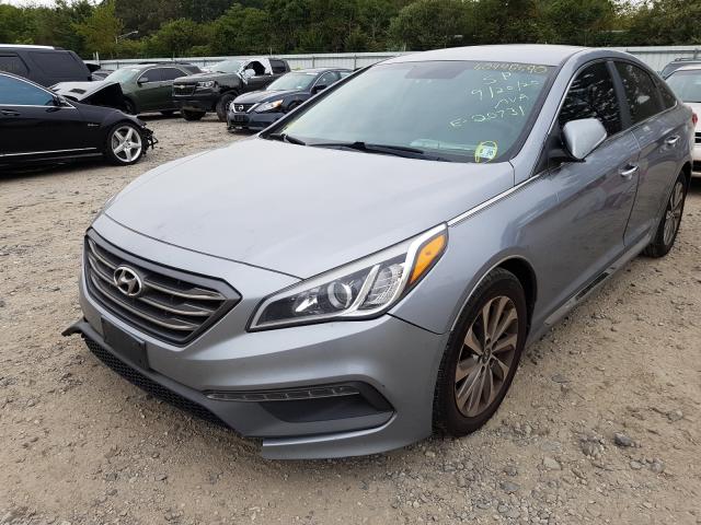 Photo 1 VIN: 5NPE34AF6FH131128 - HYUNDAI SONATA SPO 