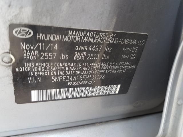 Photo 9 VIN: 5NPE34AF6FH131128 - HYUNDAI SONATA SPO 