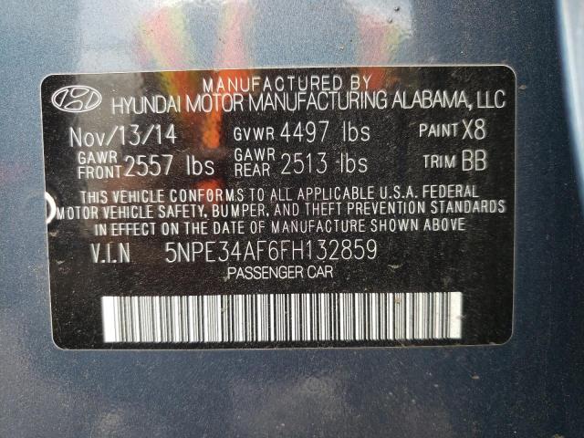 Photo 9 VIN: 5NPE34AF6FH132859 - HYUNDAI SONATA SPO 