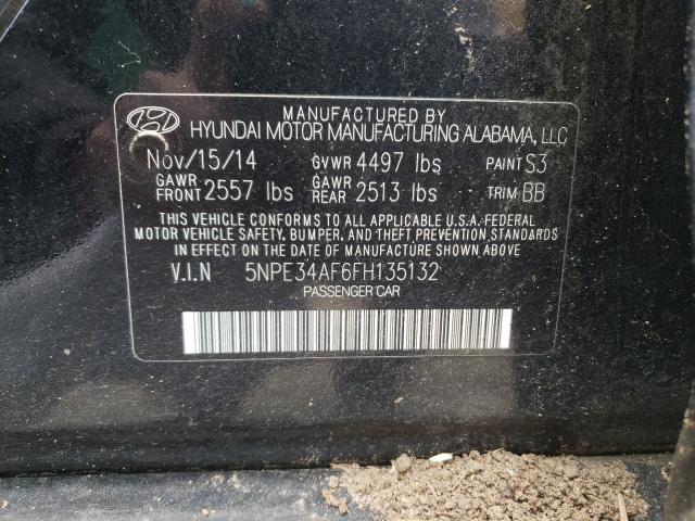 Photo 9 VIN: 5NPE34AF6FH135132 - HYUNDAI SONATA SPO 