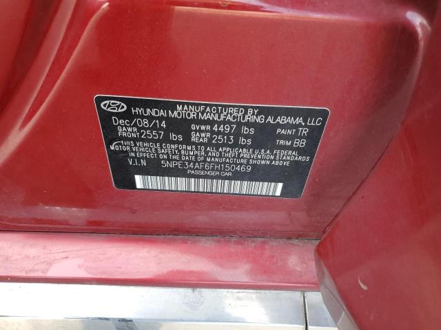 Photo 11 VIN: 5NPE34AF6FH150469 - HYUNDAI SONATA SPO 