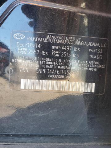 Photo 11 VIN: 5NPE34AF6FH158250 - HYUNDAI SONATA 