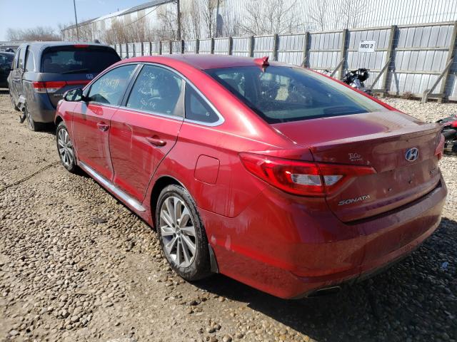 Photo 2 VIN: 5NPE34AF6FH158345 - HYUNDAI SONATA SPO 