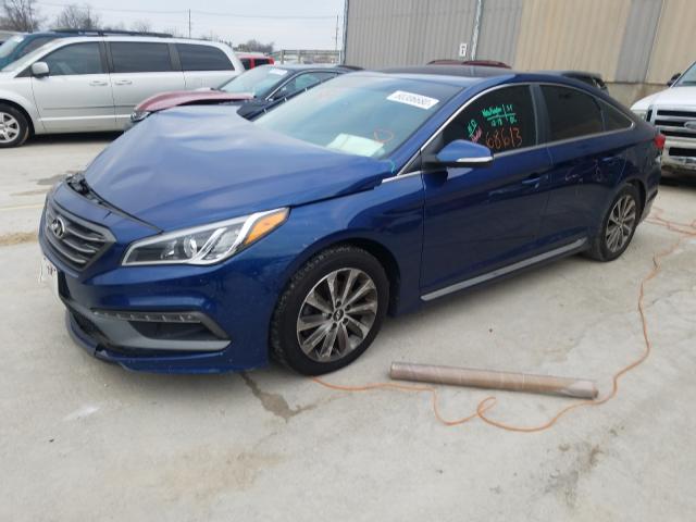 Photo 1 VIN: 5NPE34AF6FH192561 - HYUNDAI SONATA SPO 