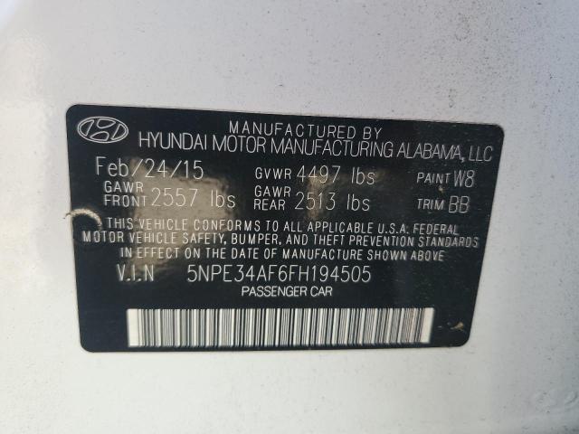 Photo 11 VIN: 5NPE34AF6FH194505 - HYUNDAI SONATA SPO 