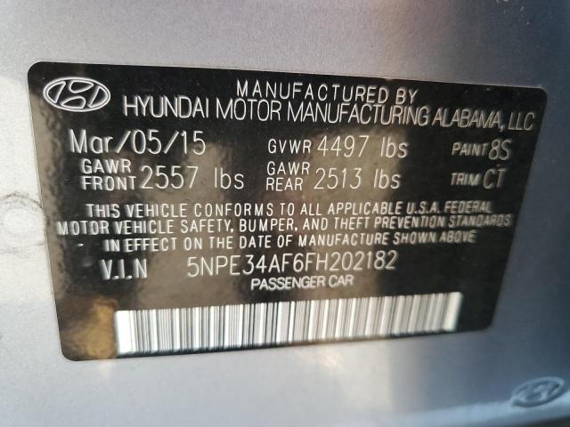 Photo 9 VIN: 5NPE34AF6FH202182 - HYUNDAI SONATA SPO 