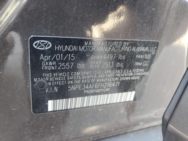 Photo 11 VIN: 5NPE34AF6FH216471 - HYUNDAI SONATA SPO 