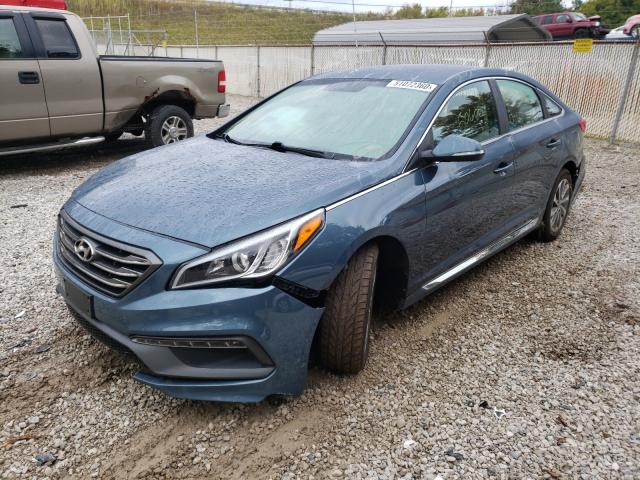 Photo 1 VIN: 5NPE34AF6FH232007 - HYUNDAI SONATA SPO 