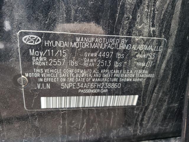 Photo 9 VIN: 5NPE34AF6FH238860 - HYUNDAI SONATA SPO 