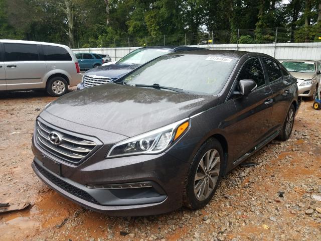 Photo 1 VIN: 5NPE34AF6FH256601 - HYUNDAI SONATA SPO 