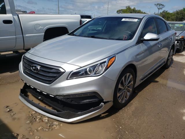 Photo 1 VIN: 5NPE34AF6FH257764 - HYUNDAI SONATA SPO 