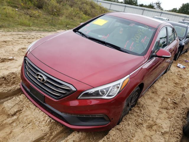 Photo 1 VIN: 5NPE34AF6GH266448 - HYUNDAI SONATA SPO 