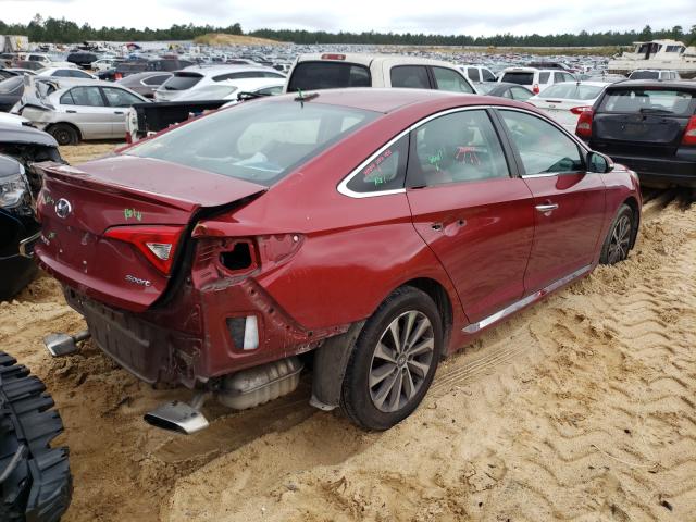 Photo 3 VIN: 5NPE34AF6GH266448 - HYUNDAI SONATA SPO 