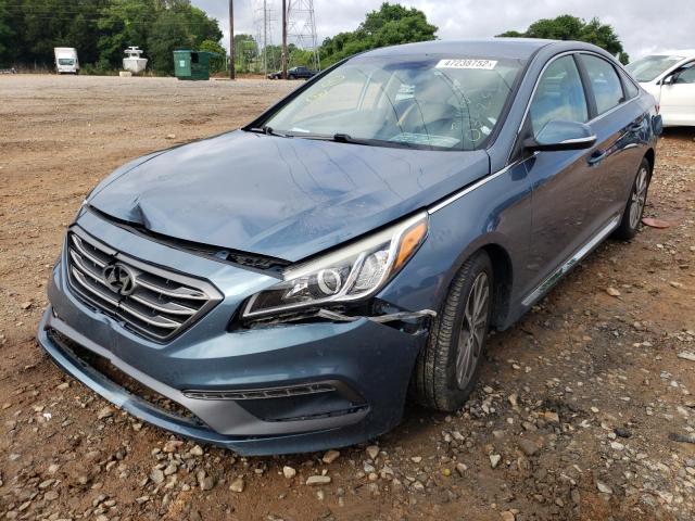 Photo 1 VIN: 5NPE34AF6GH273268 - HYUNDAI SONATA SPO 