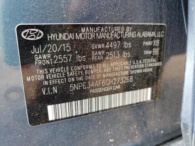 Photo 9 VIN: 5NPE34AF6GH273268 - HYUNDAI SONATA SPO 