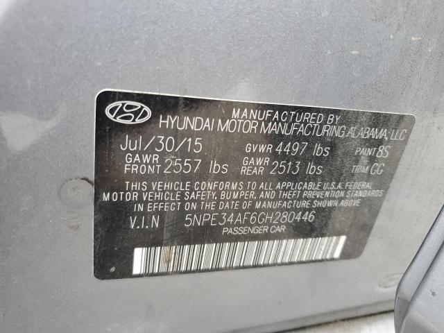 Photo 11 VIN: 5NPE34AF6GH280446 - HYUNDAI SONATA SPO 