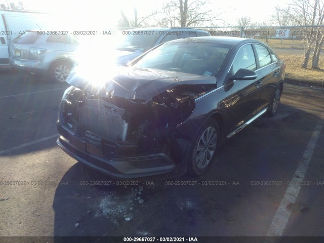 Photo 1 VIN: 5NPE34AF6GH285825 - HYUNDAI SONATA 