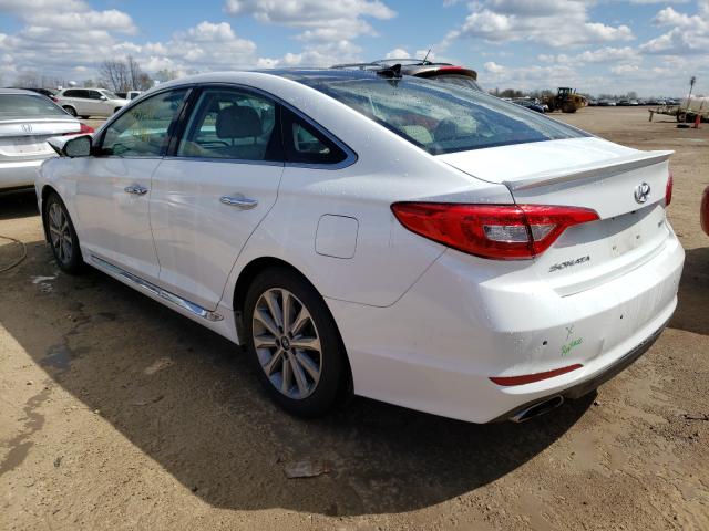 Photo 2 VIN: 5NPE34AF6GH291155 - HYUNDAI SONATA SPO 