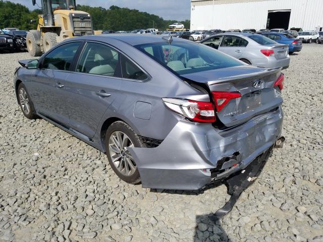 Photo 2 VIN: 5NPE34AF6GH298672 - HYUNDAI SONATA SPO 