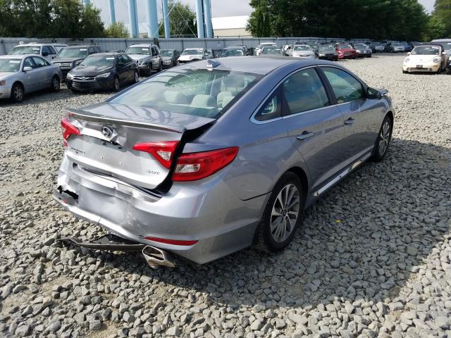 Photo 3 VIN: 5NPE34AF6GH298672 - HYUNDAI SONATA SPO 