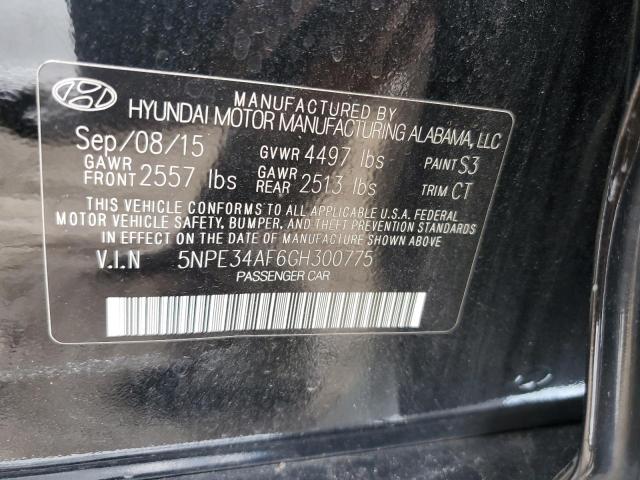 Photo 11 VIN: 5NPE34AF6GH300775 - HYUNDAI SONATA SPO 