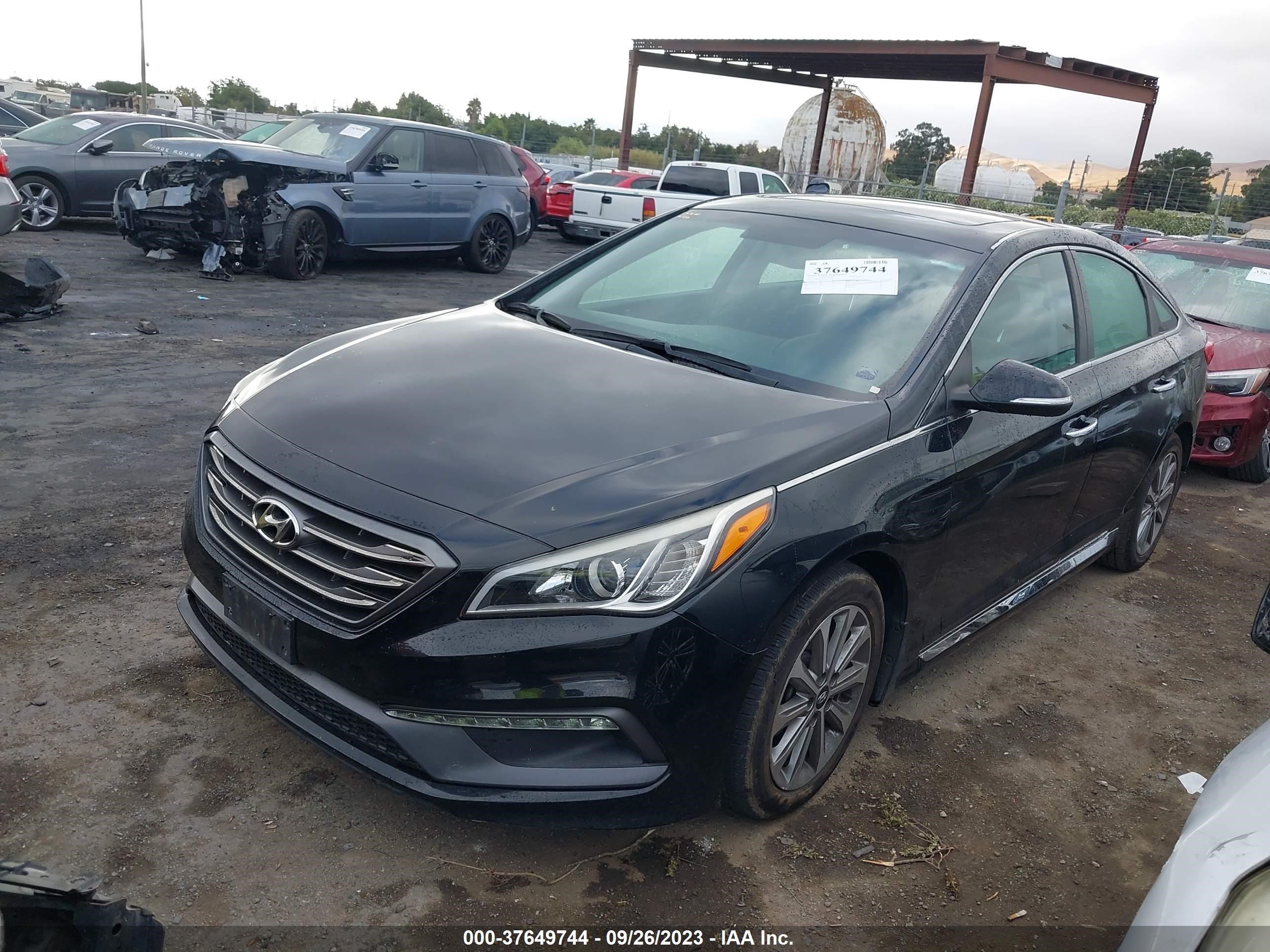 Photo 1 VIN: 5NPE34AF6GH305393 - HYUNDAI SONATA 