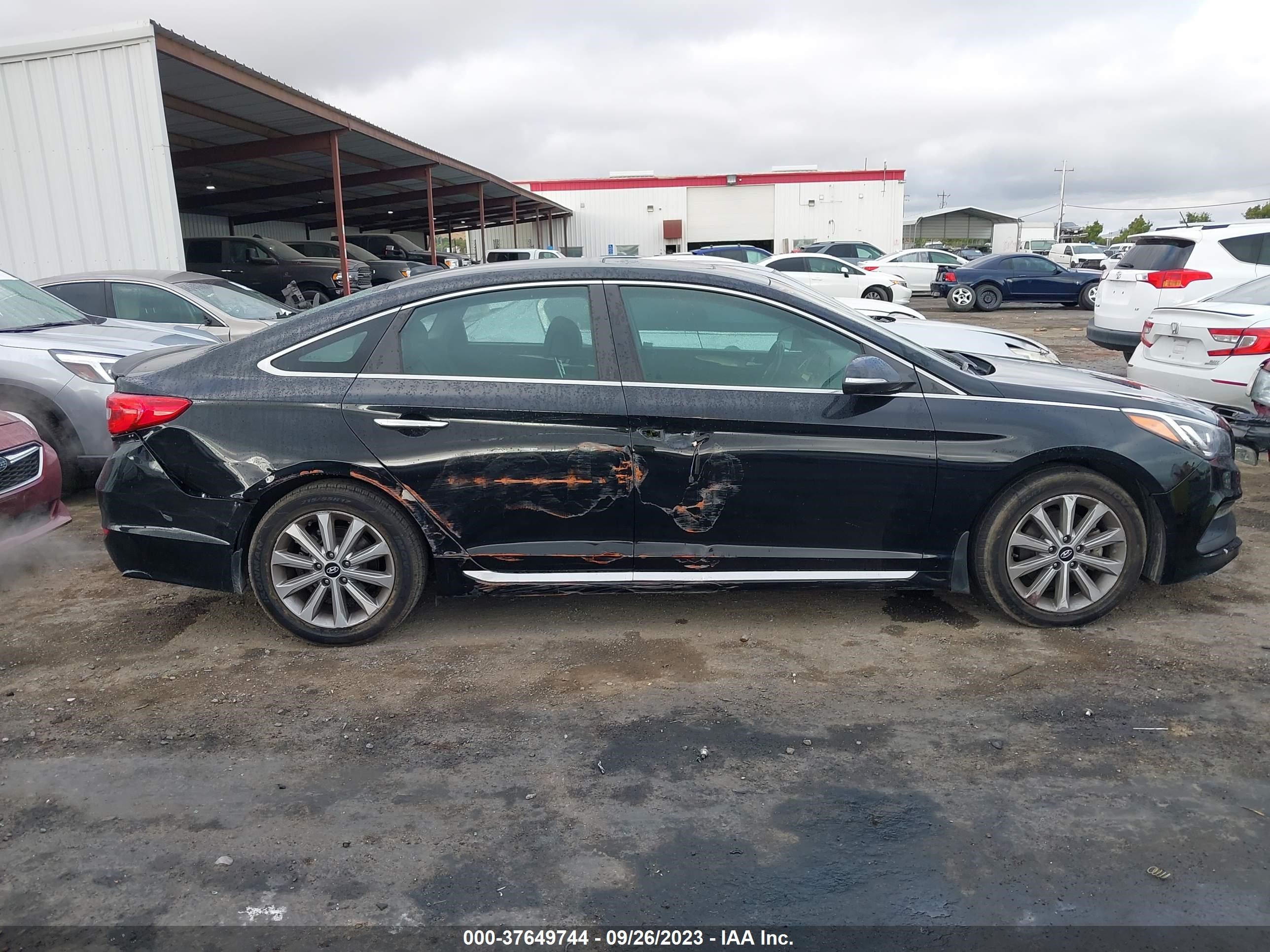 Photo 12 VIN: 5NPE34AF6GH305393 - HYUNDAI SONATA 