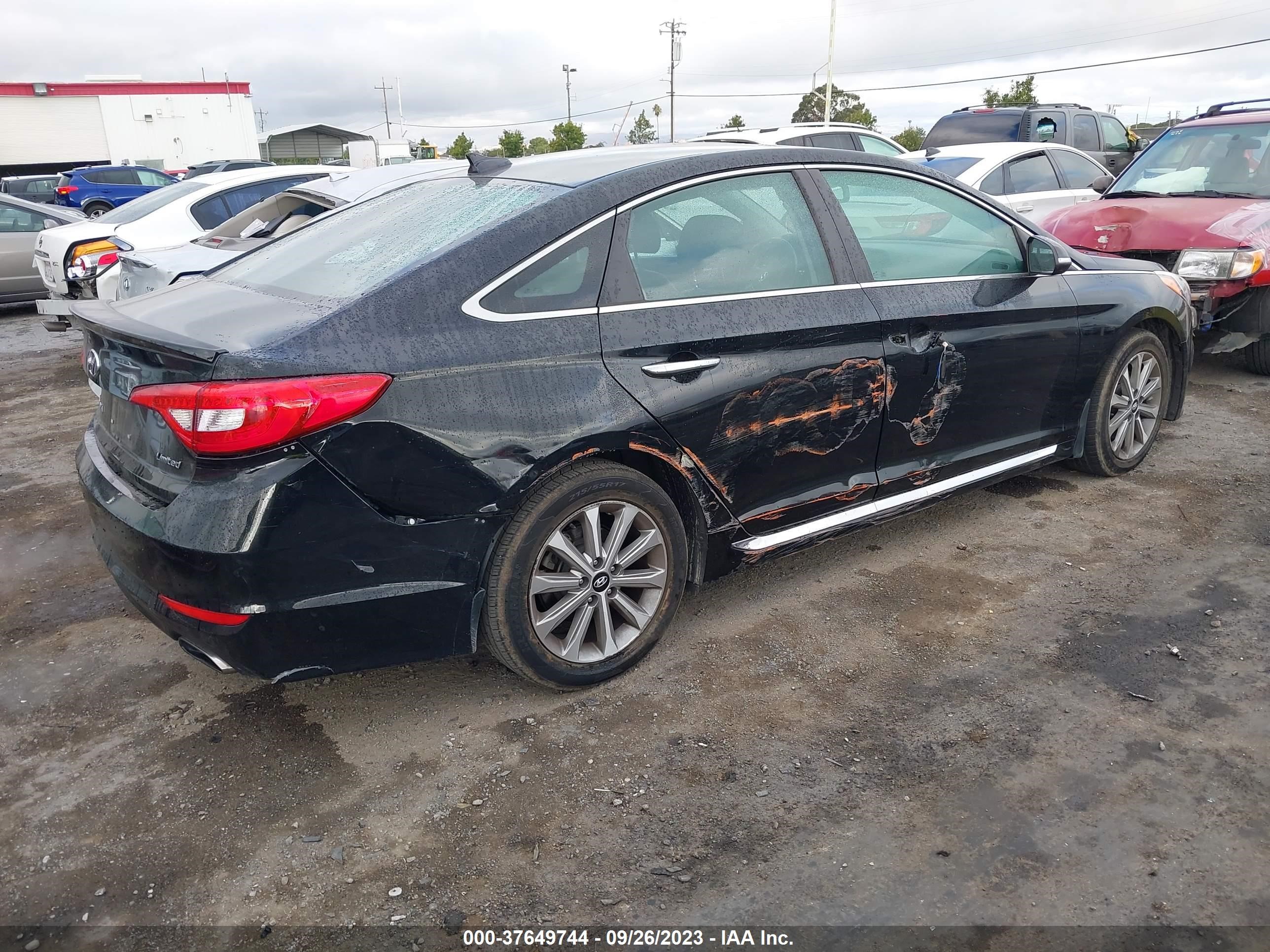 Photo 5 VIN: 5NPE34AF6GH305393 - HYUNDAI SONATA 