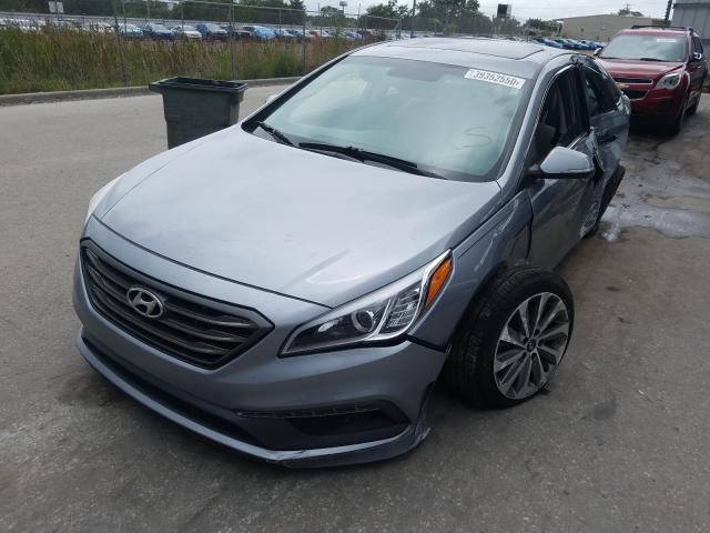 Photo 1 VIN: 5NPE34AF6GH305605 - HYUNDAI SONATA SPO 